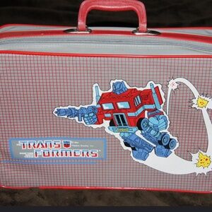 Vintage 1980 Transformers luggage